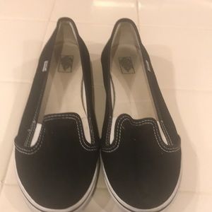 Vans slip ones 8 1/2 great condition